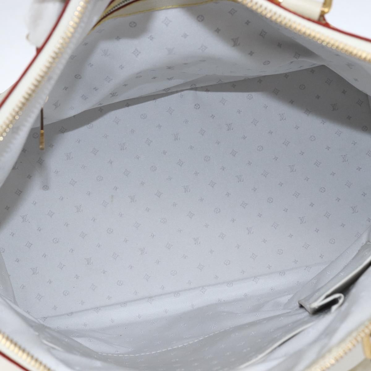 Louis Vuitton Suhali Lockit Handbag White Leather Good condition - Box View
