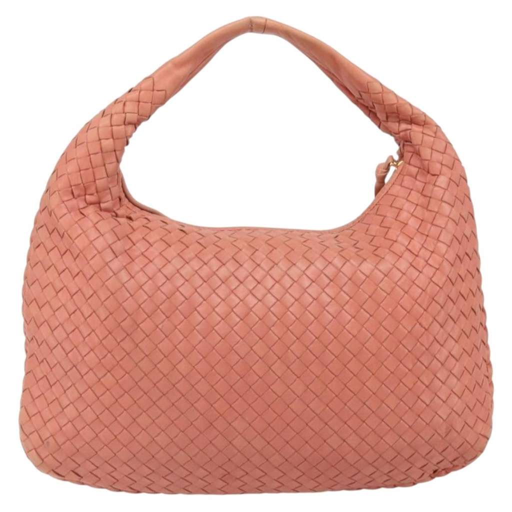 Bottega Veneta Veneta Hobo Pink Leather Good condition - Back View