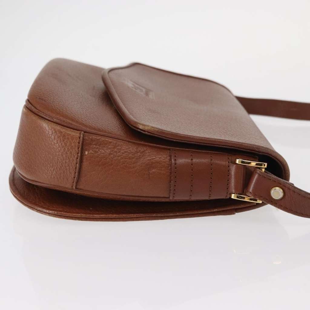 Burberry Vintage Shoulder Bag Brown Leather Good condition - Inside View