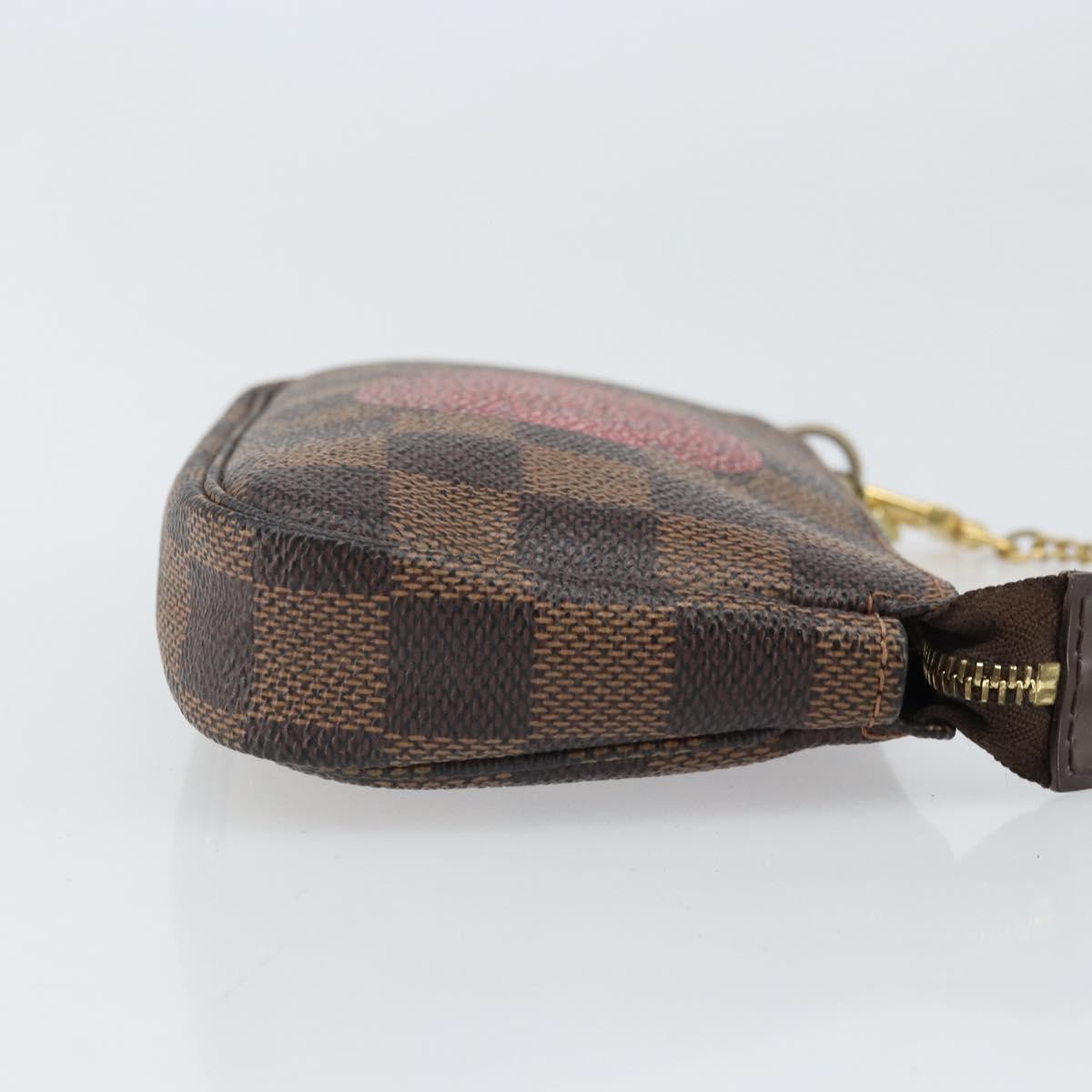 Louis Vuitton Mini pochette accessoires Brown Canvas Good condition - Inside View