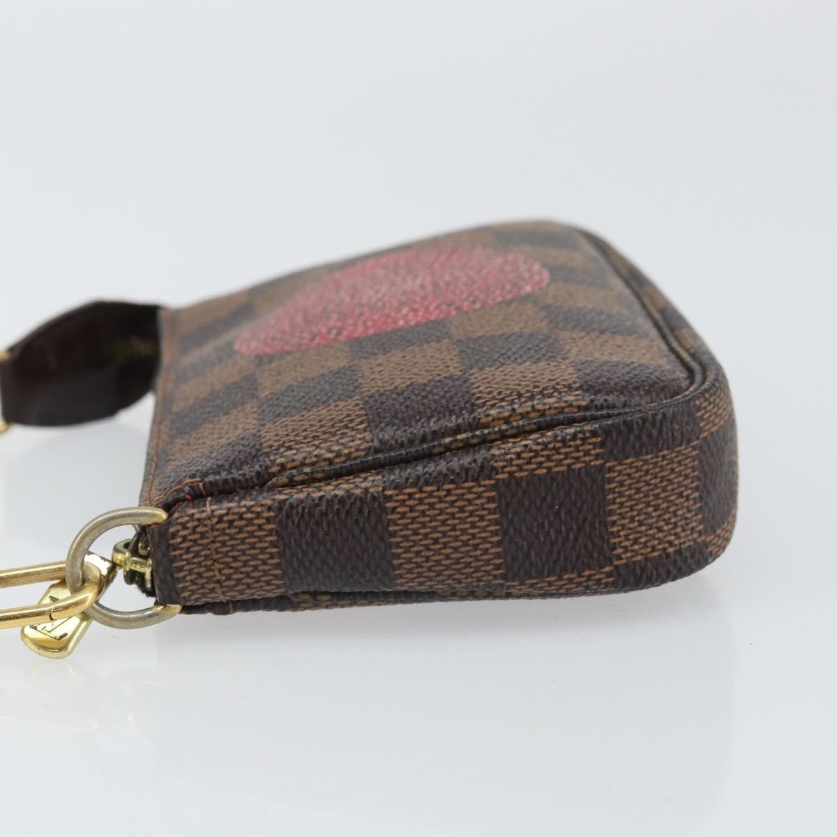 Louis Vuitton Mini pochette accessoires Brown Canvas Good condition - Model View