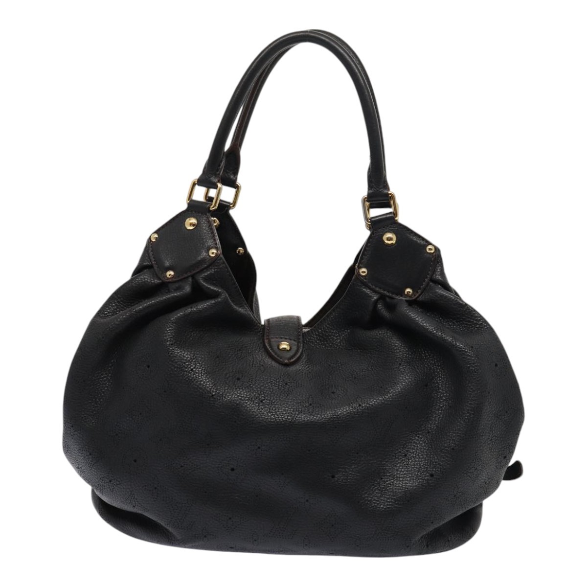 Louis Vuitton L Hobo Black Leather Good condition - Back View
