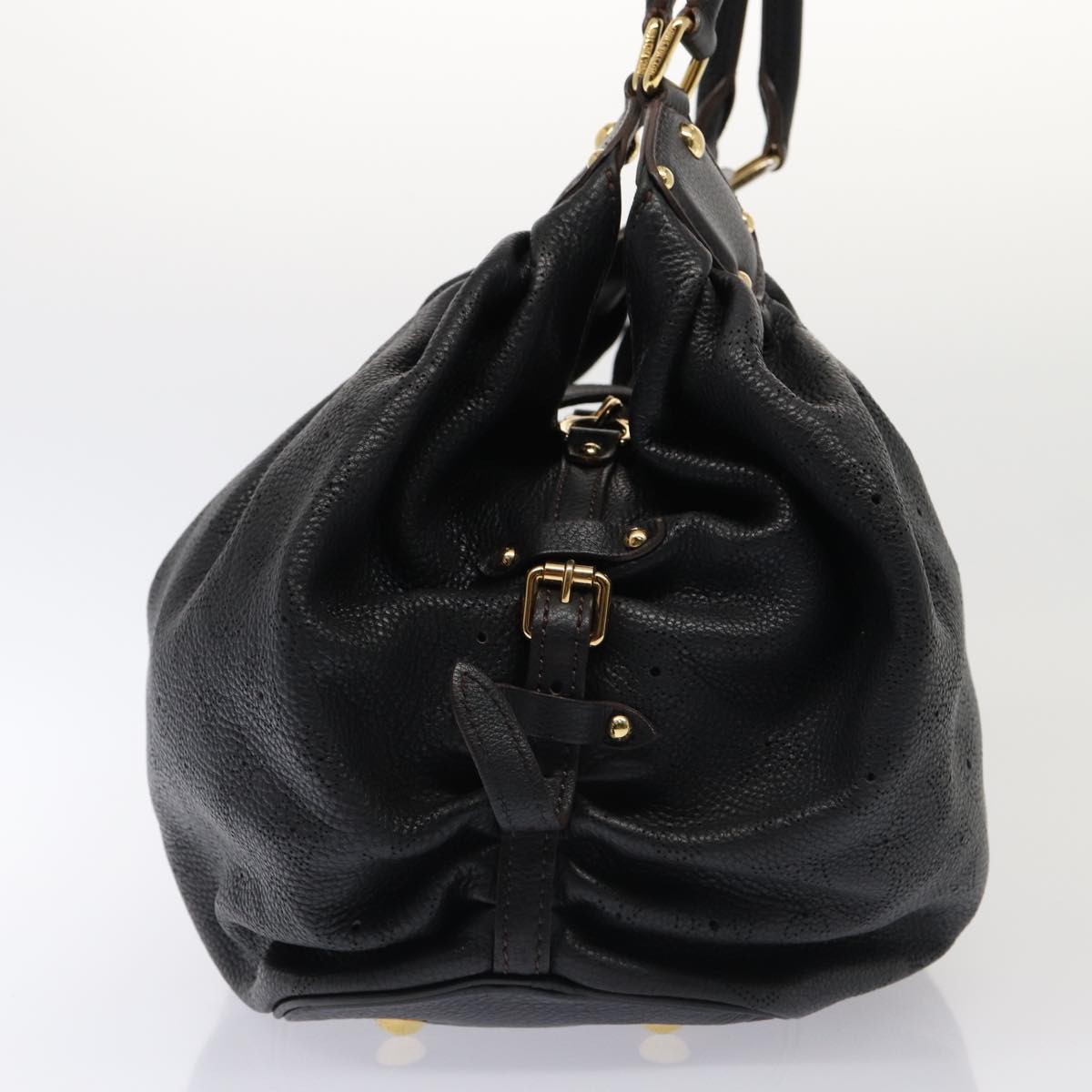 Louis Vuitton L Hobo Black Leather Good condition - Inside View