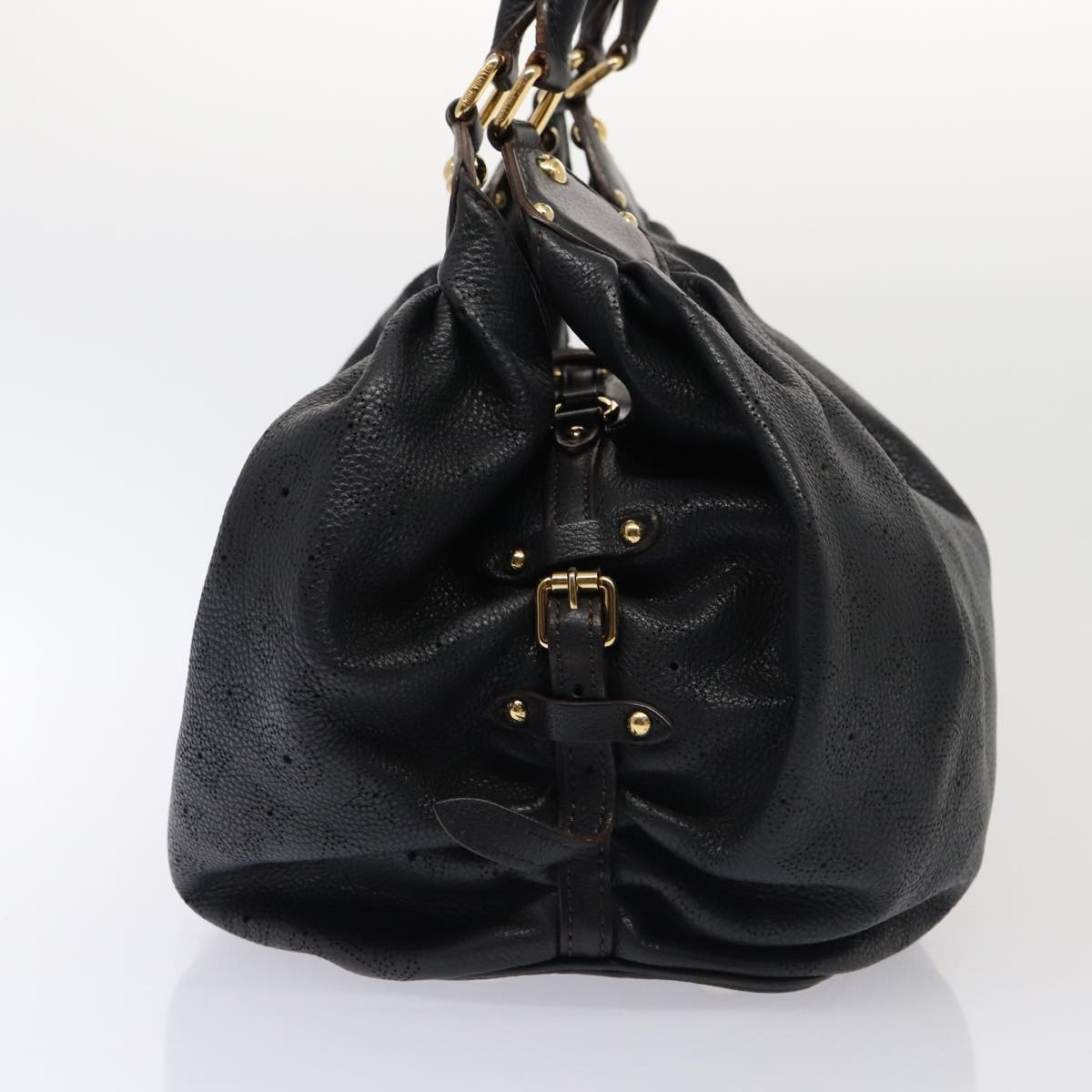 Louis Vuitton L Hobo Black Leather Good condition - Model View