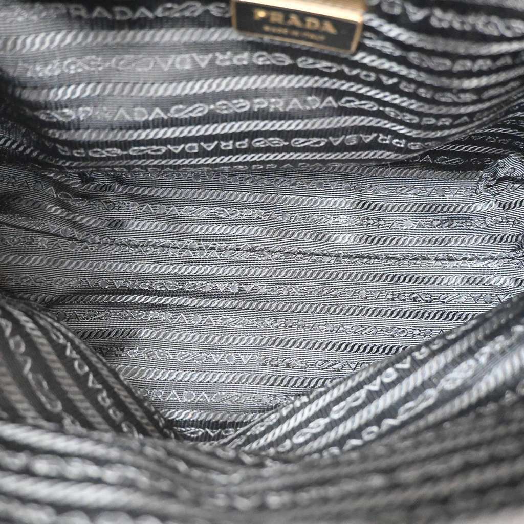 Prada Vintage Handbag Black Good condition - Box View