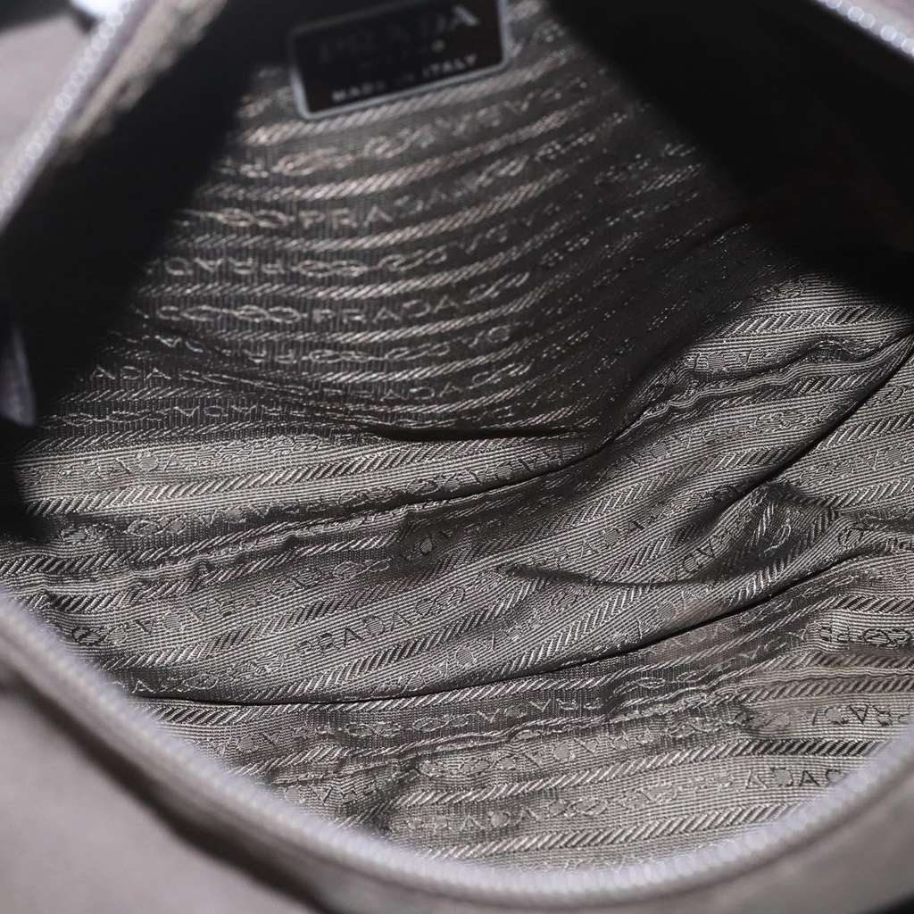 Prada Double Buckle Flap Messenger Bag Brown Fair condition - Box View