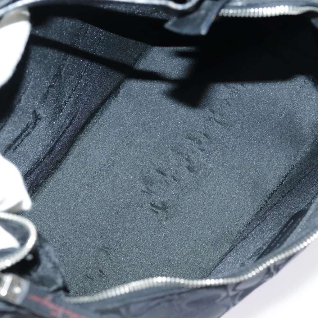 Salvatore Ferragamo Gancini Shoulder Bag Black Good condition - Box View