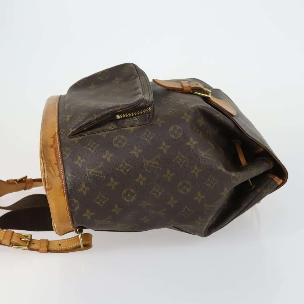 Louis Vuitton Montsouris Backpack Brown Canvas Fair condition - Inside View