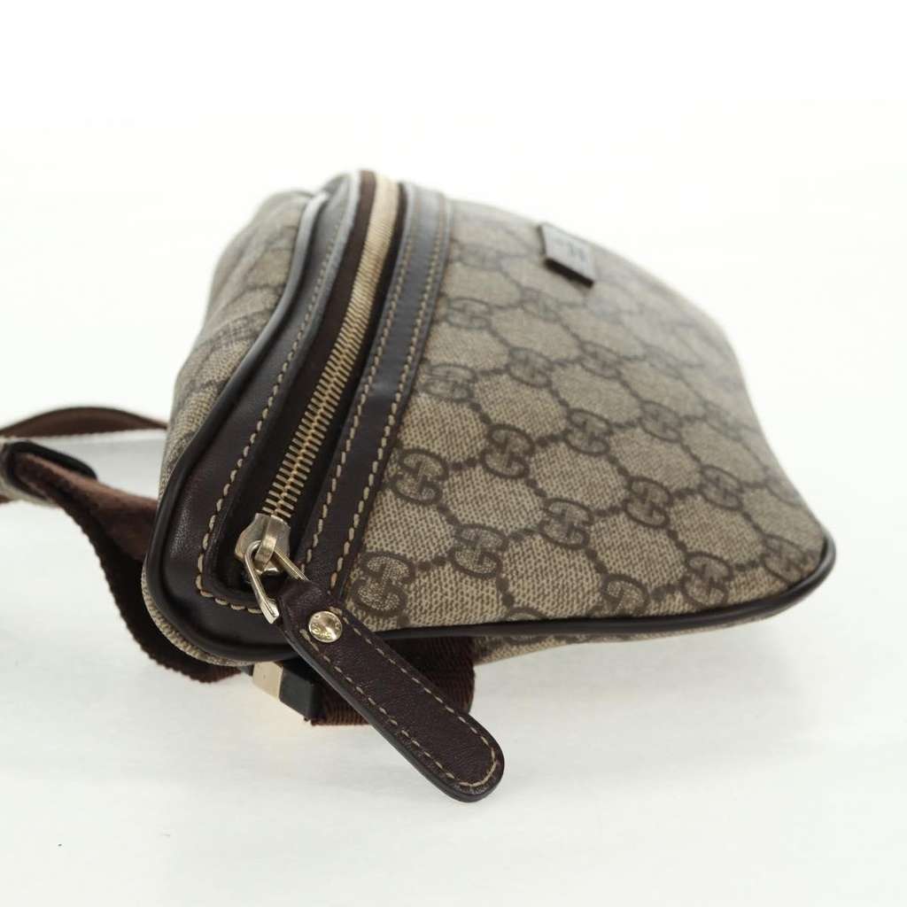 Gucci Front Zip Web Belt Bag Beige Good condition - Inside View