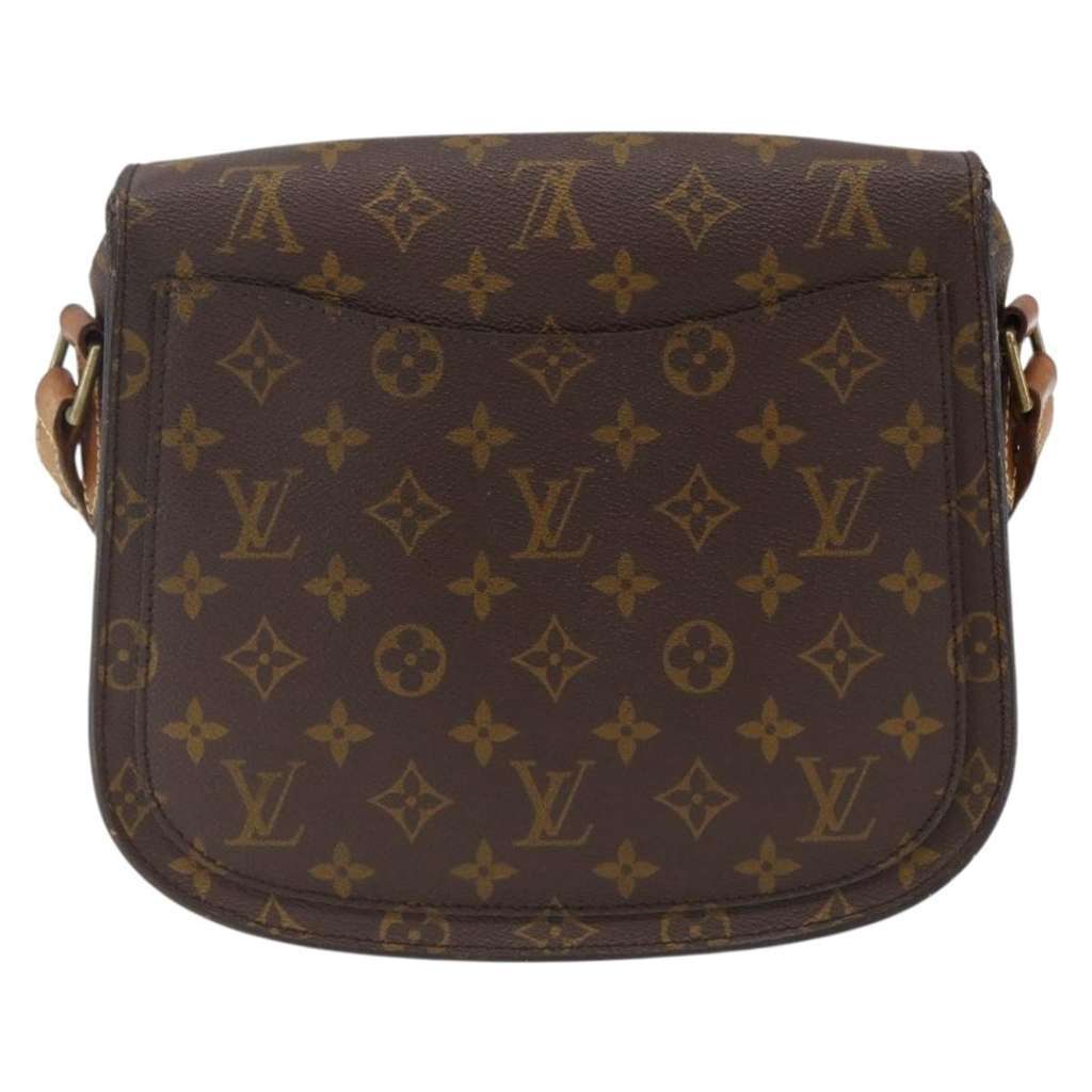 Louis Vuitton Saint Cloud Handbag Brown Canvas Fair condition - Back View