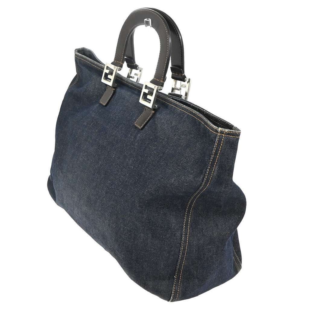 Fendi Vintage Open Tote Blue Good condition - Model View