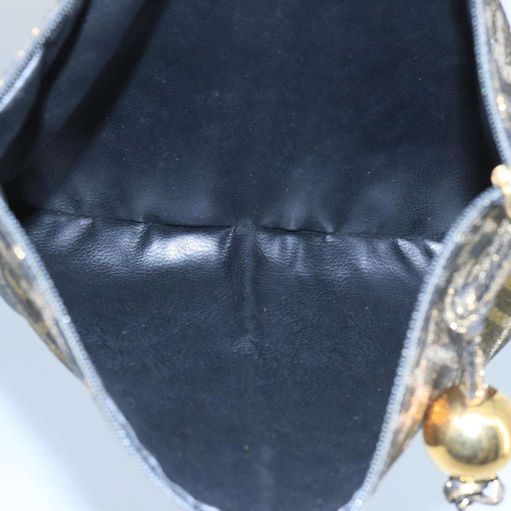 Fendi Vintage Zip Pouch Khaki Canvas Good condition - Box View