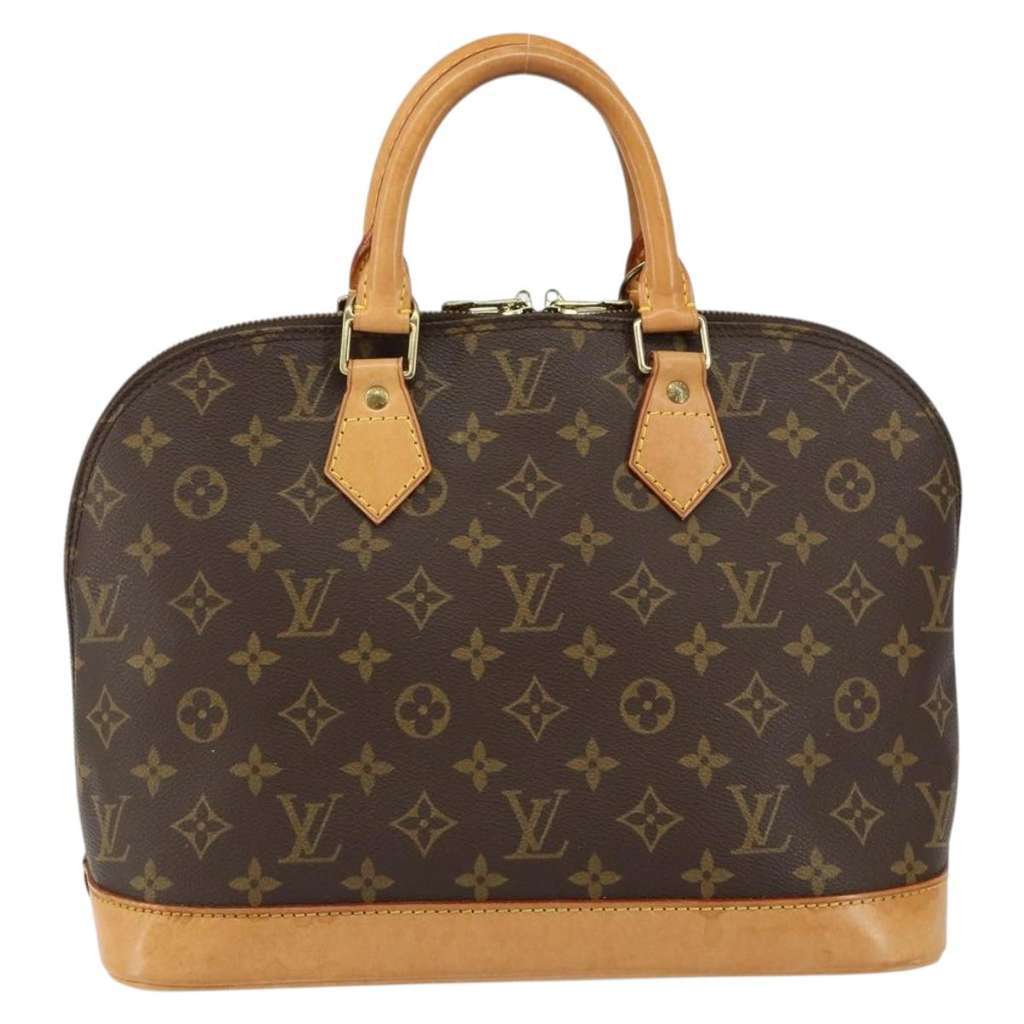 Louis Vuitton Alma Handbag Brown Canvas Fair condition - Back View