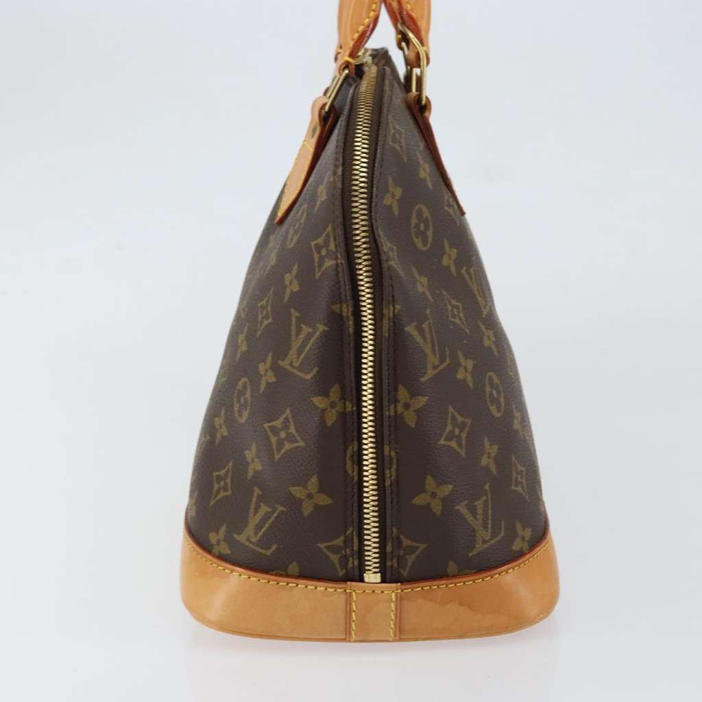 Louis Vuitton Alma Handbag Brown Canvas Fair condition - Model View