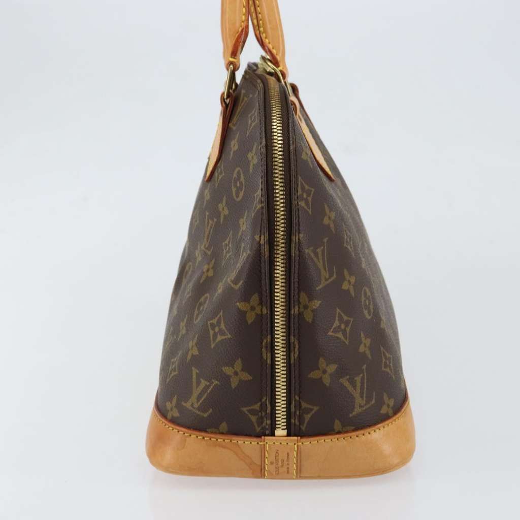 Louis Vuitton Alma Handbag Brown Canvas Fair condition - Box View