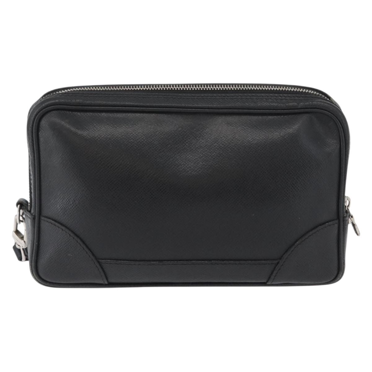 Louis Vuitton Pavel Handbag Black Leather Good condition - Back View