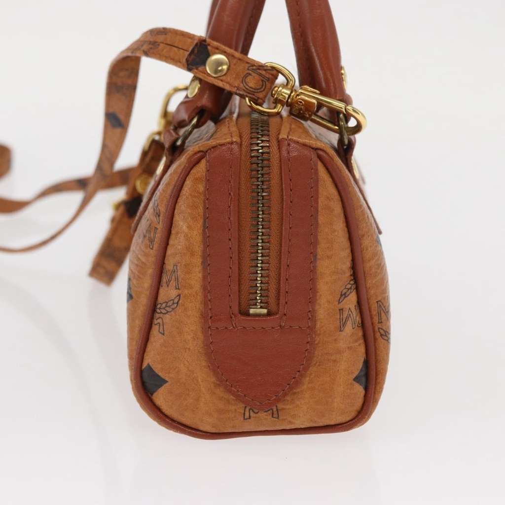 Mcm Visetos Handbag Brown Canvas Good condition - Inside View