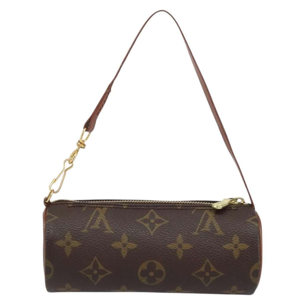 Louis Vuitton Papillon Pochette Brown Canvas Good condition - Back View