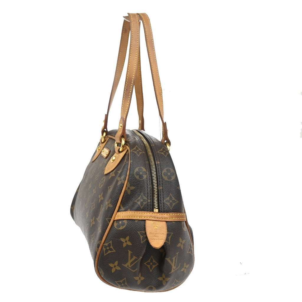 Louis Vuitton Montorgueil Handbag Brown Canvas Good condition - Back View