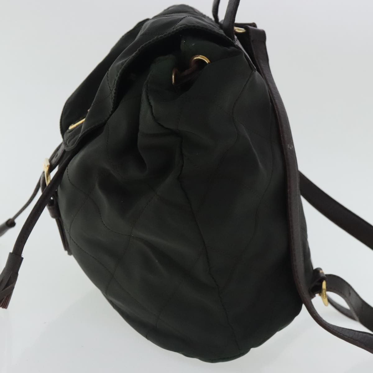 Prada Buckle Backpack Green Good condition - Inside View