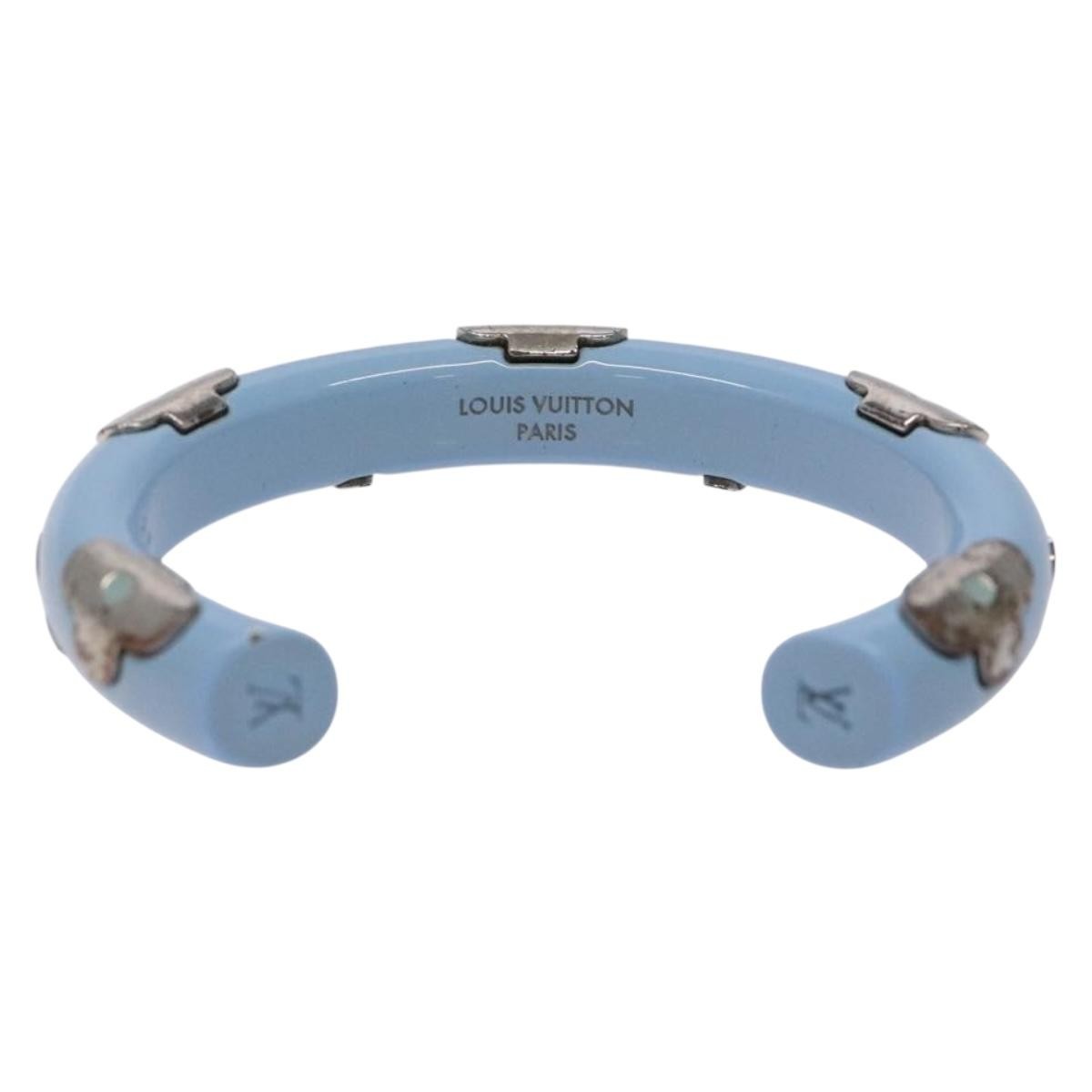 Louis Vuitton Daily Monogram Bracelet Blue Metal Good condition - Back View