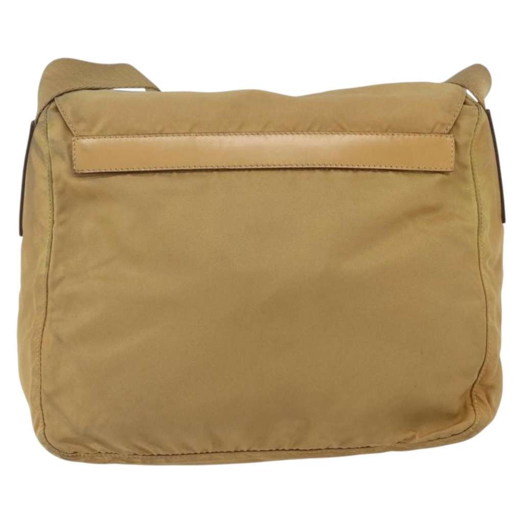 Prada Buckle Messenger Bag Beige Good condition - Back View