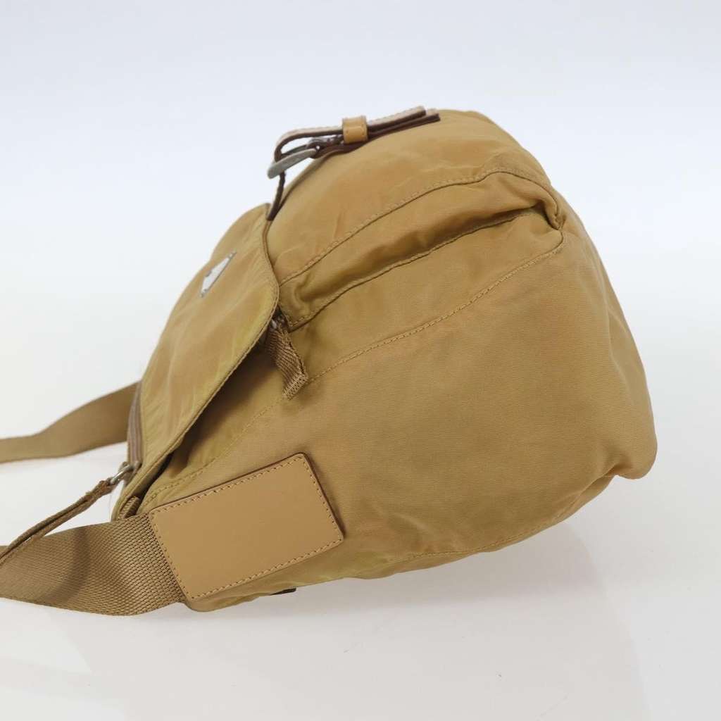 Prada Buckle Messenger Bag Beige Good condition - Inside View