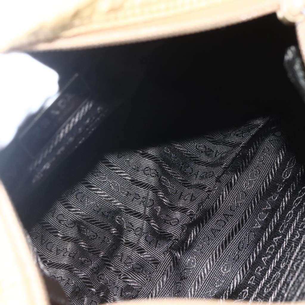 Prada Buckle Messenger Bag Beige Good condition - Box View