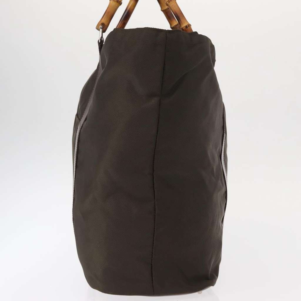 Gucci Bamboo tote bag Khaki Good condition - Inside View