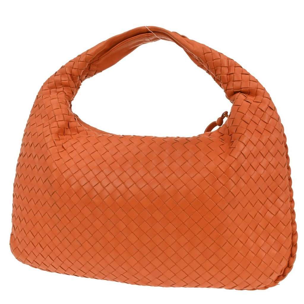 Bottega Veneta Hop Hobo Orange Leather Good condition - Back View