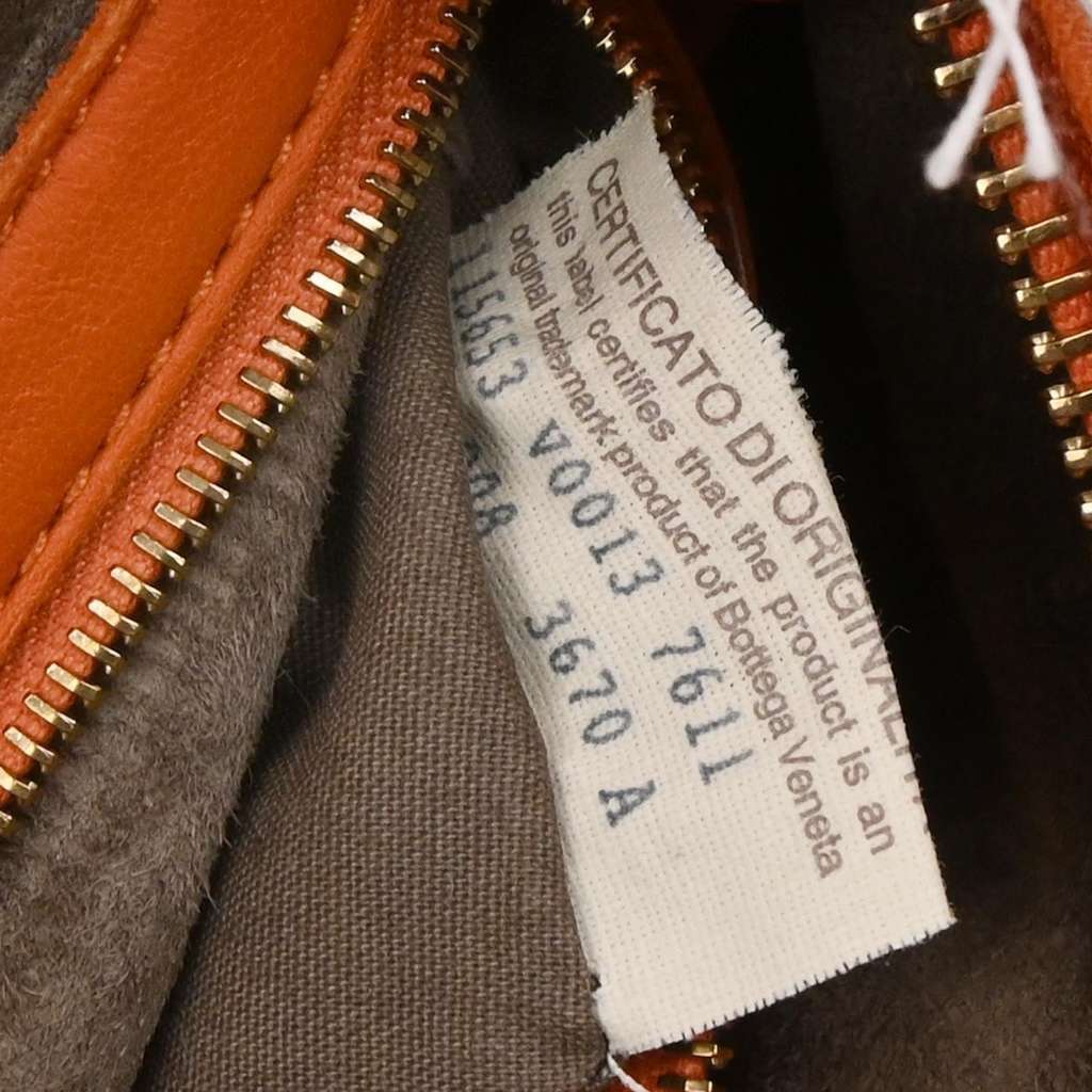 Bottega Veneta Hop Hobo Orange Leather Good condition - Box View