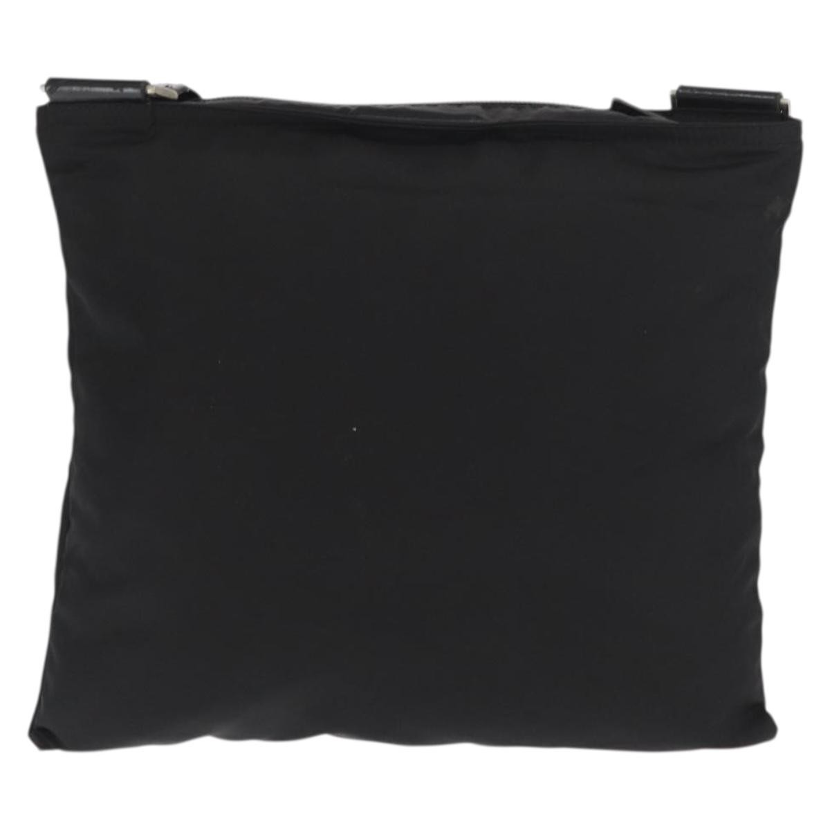 Prada Zip Top Messenger Bag Black Good condition - Back View