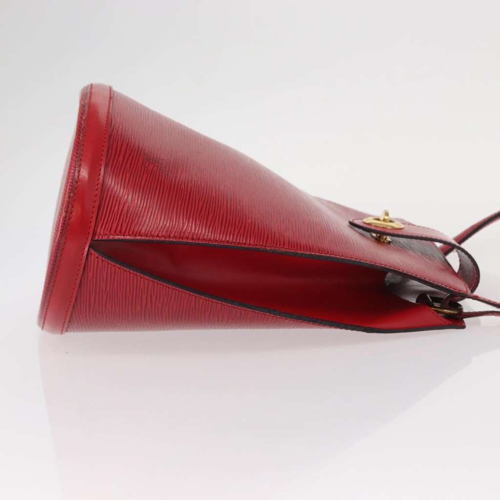 Louis Vuitton Cluny Shoulder Bag Red Leather Fair condition - Inside View