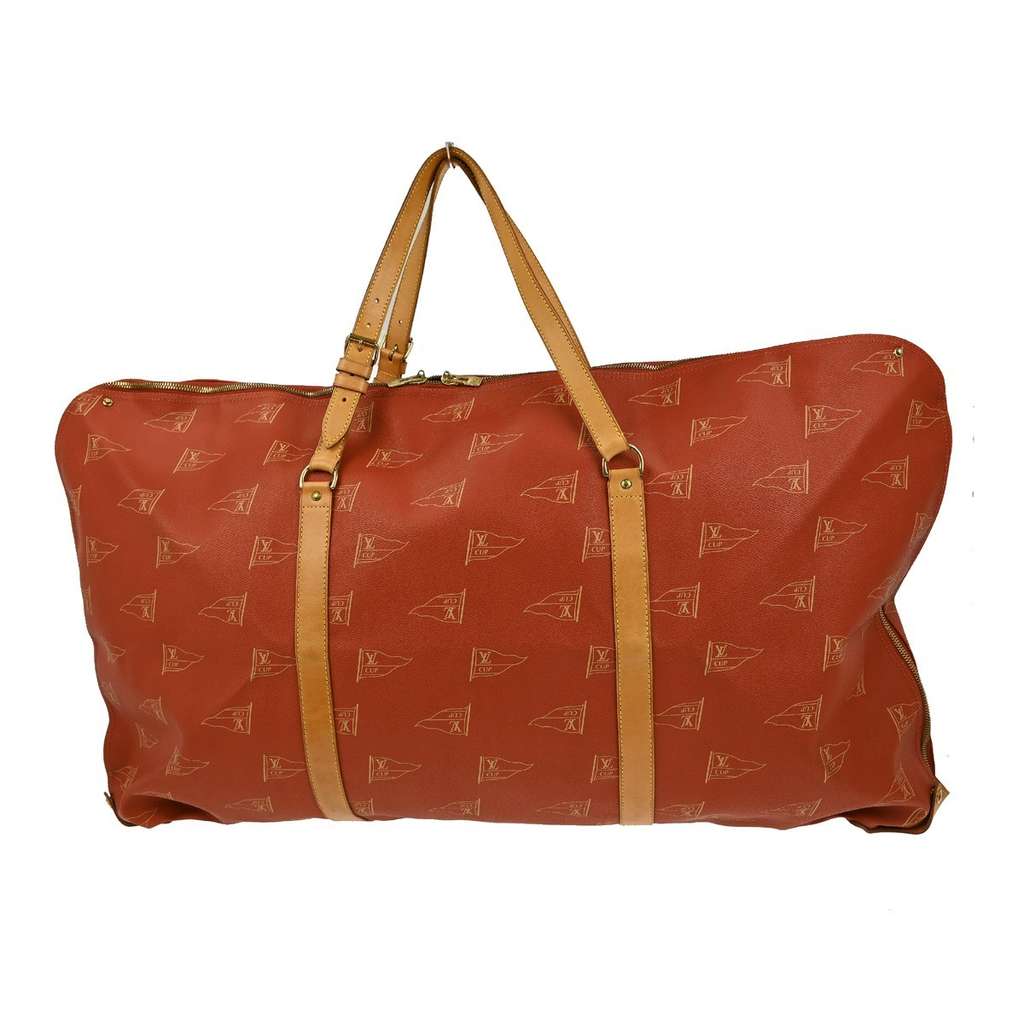 Louis Vuitton Cup Garment Cover Red Canvas Good condition - Back View