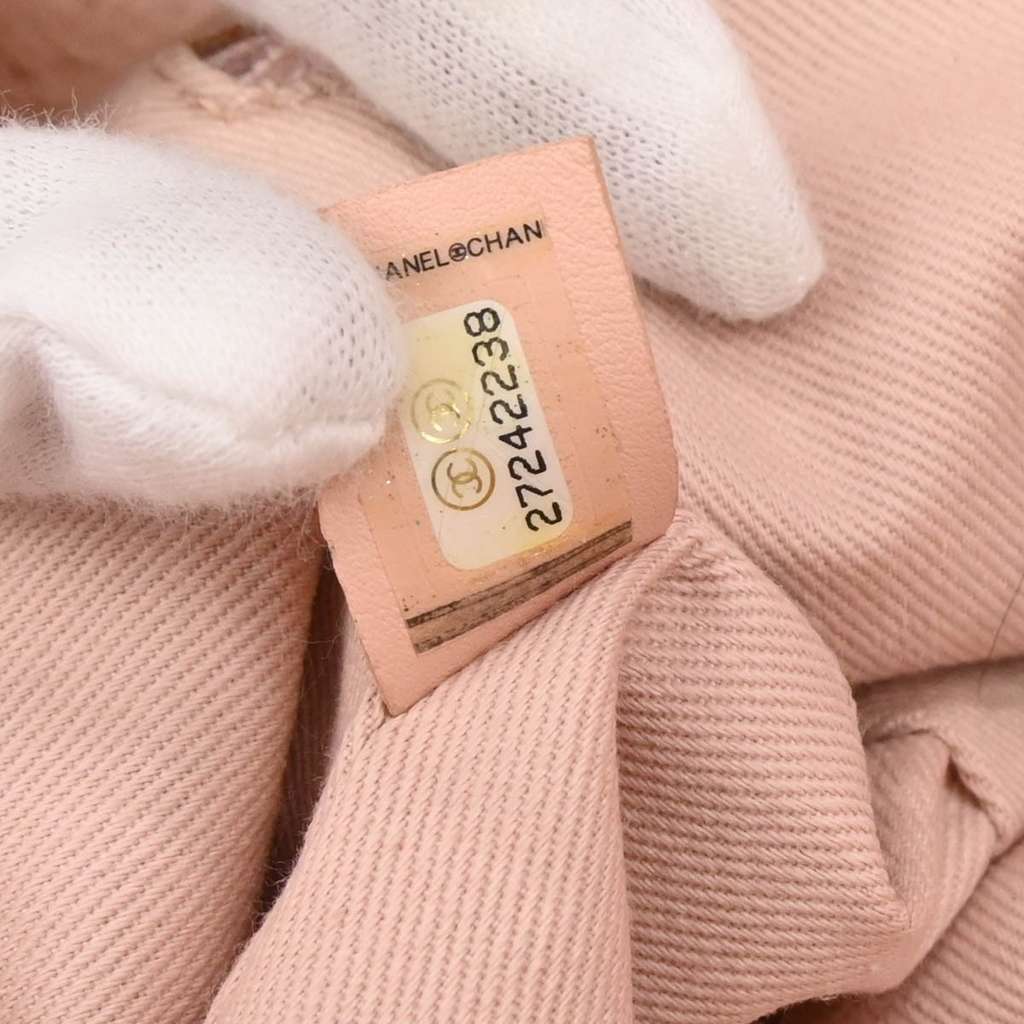 Chanel Double Face Deauville Tote Pink Canvas Good condition - Box View