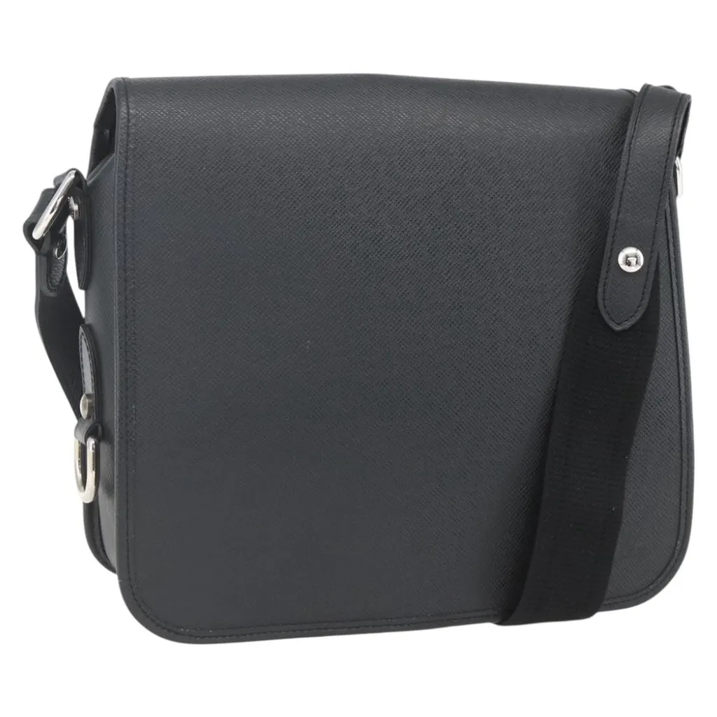 Louis Vuitton Andrei Messenger Bag Black Leather Very good - Front View
