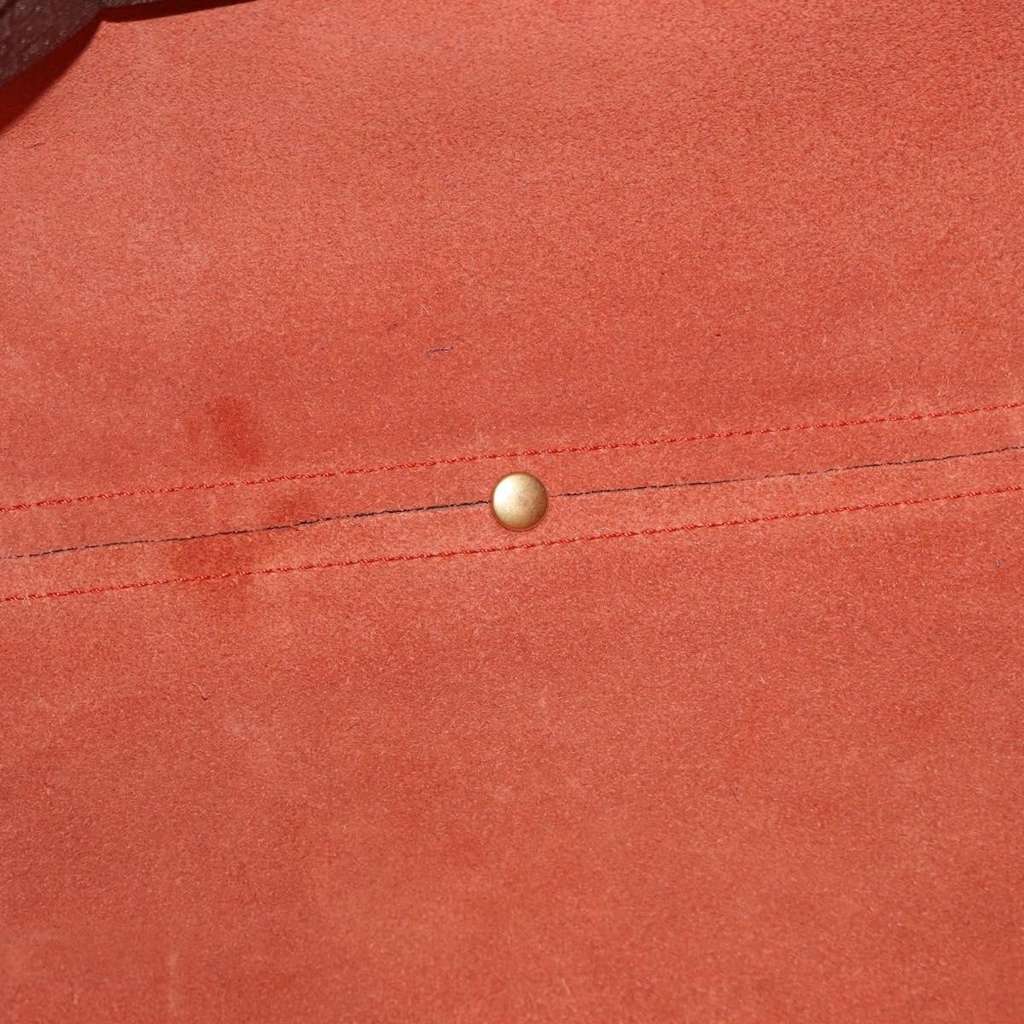 Salvatore Ferragamo Vintage Tote bag Orange Leather Fair condition - Box View