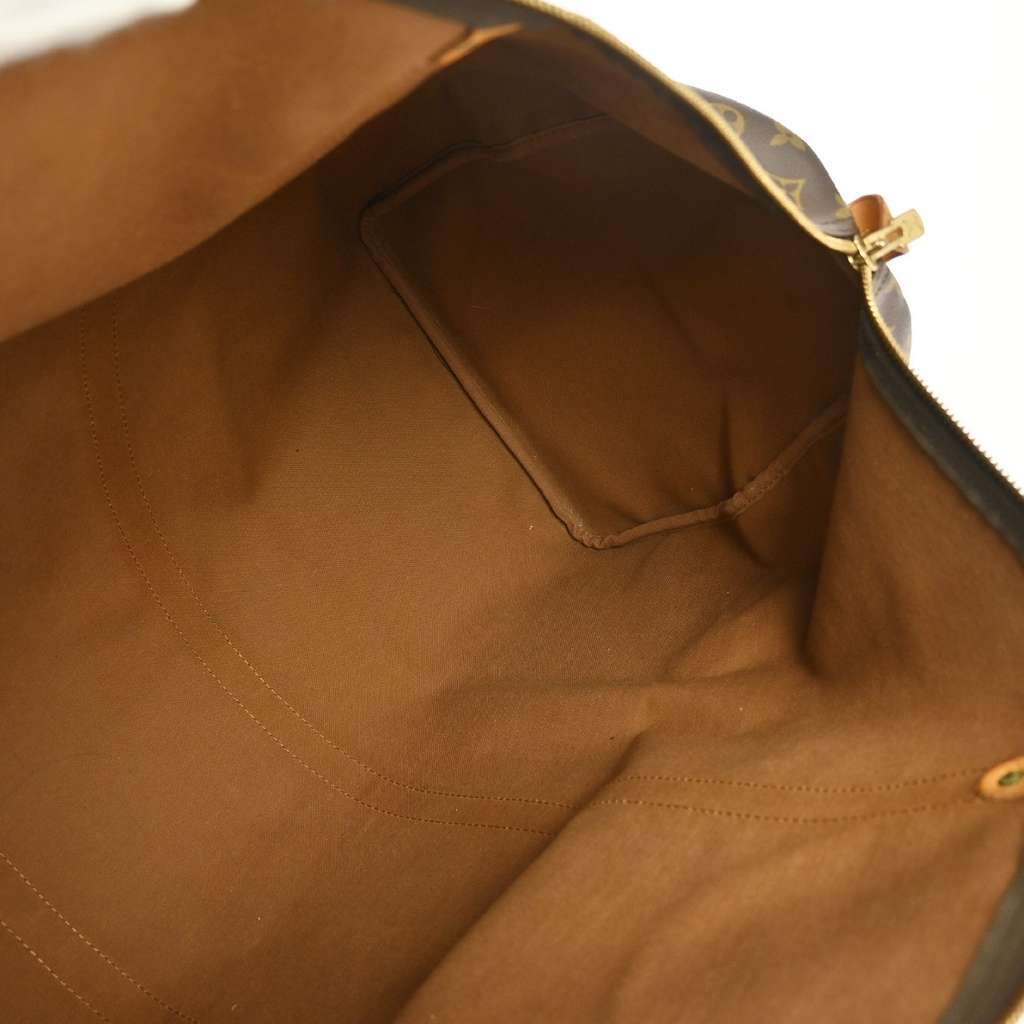 Louis Vuitton Keepall Bag Brown Canvas Good condition - Inside View