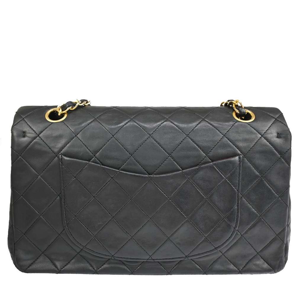 Chanel Timeless - Classic Double Flap Bag Black Leather Fair condition - Inside View