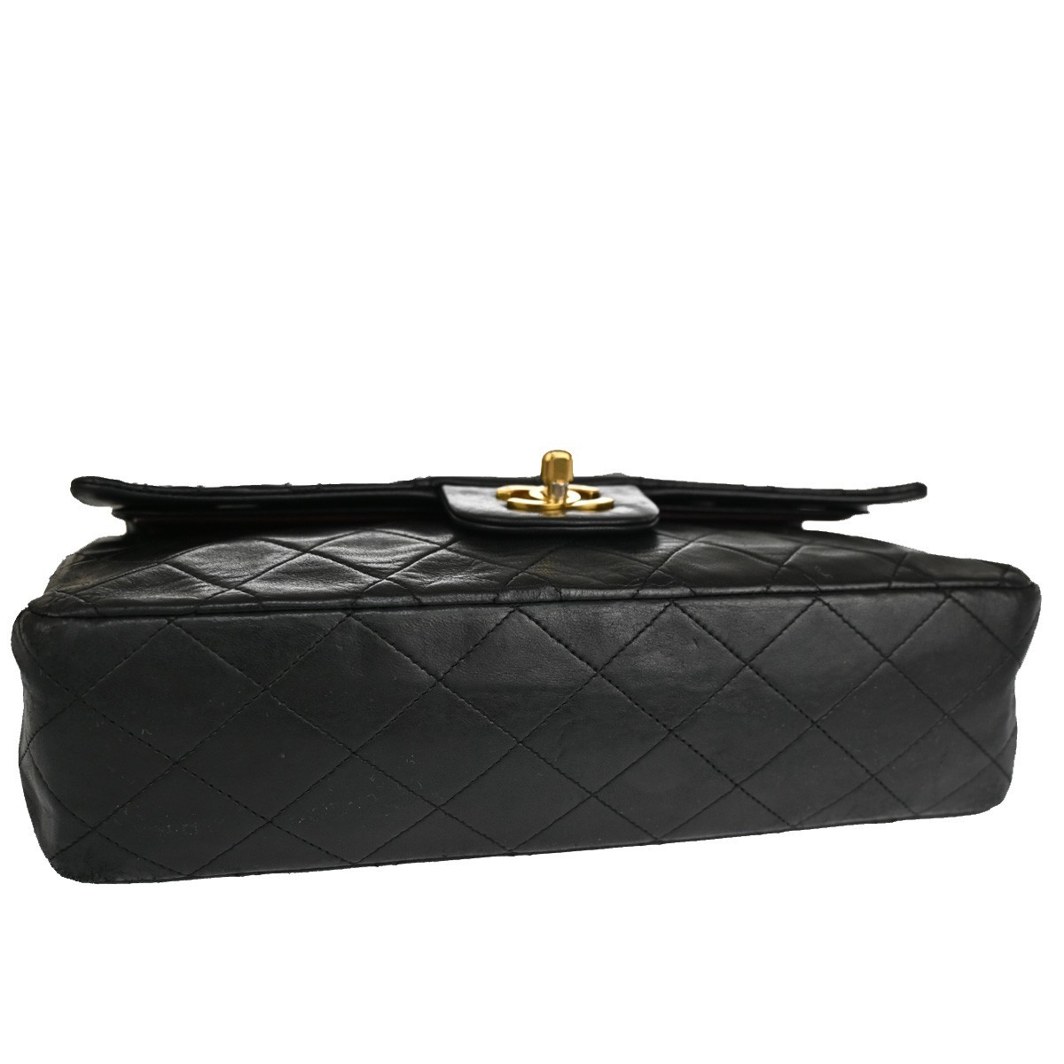 Chanel Timeless - Classic Double Flap Bag Black Leather Fair condition - Model View