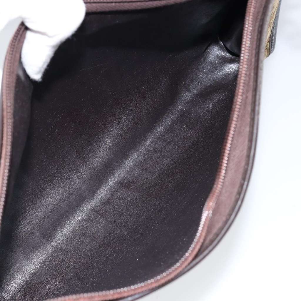 Christian Dior Vintage Trotter Shoulder Bag Beige Canvas Good condition - Box View