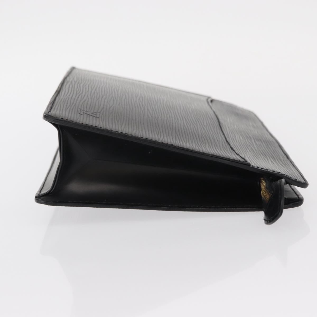 Louis Vuitton Pochette Homme Black Leather Good condition - Inside View