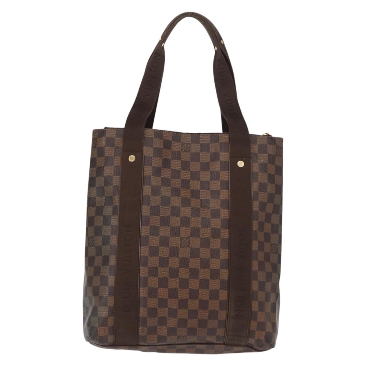 Louis Vuitton Cabas Beaubourg Brown Canvas Good condition - Back View