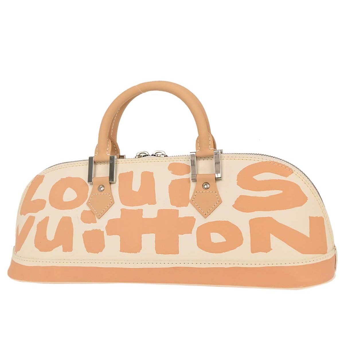 Louis Vuitton Alma Handbag Beige Leather Good condition - Back View