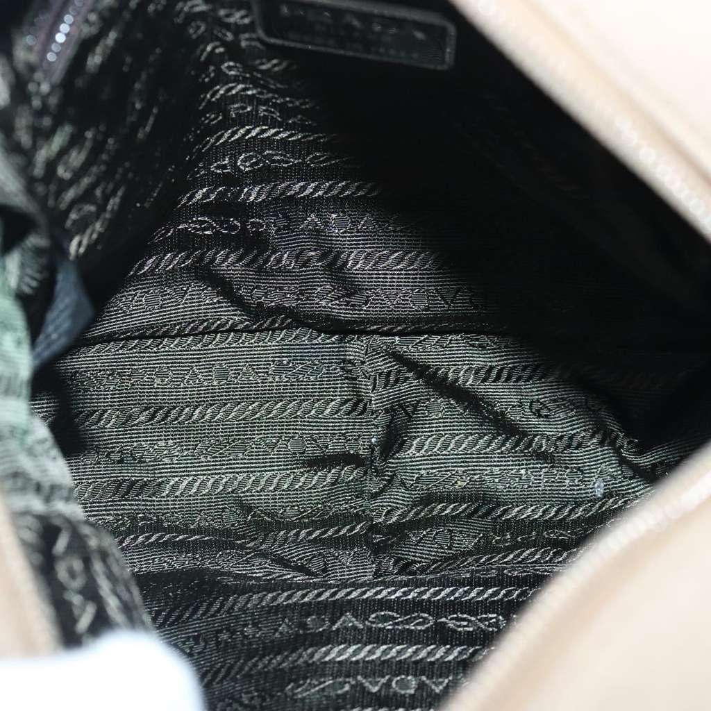 Prada Vintage Shoulder Bag Beige Canvas Good condition - Box View