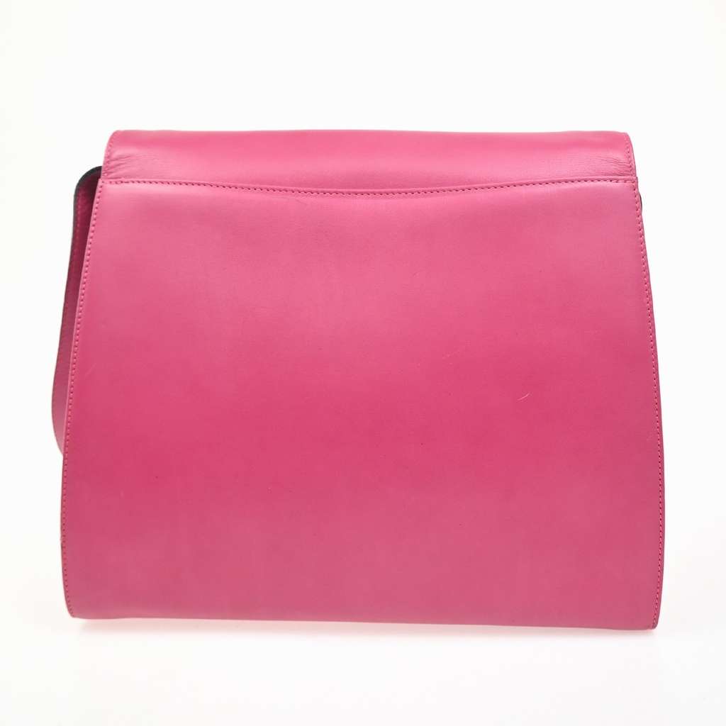 Salvatore Ferragamo Vintage Shoulder Bag Pink Leather Good condition - Back View
