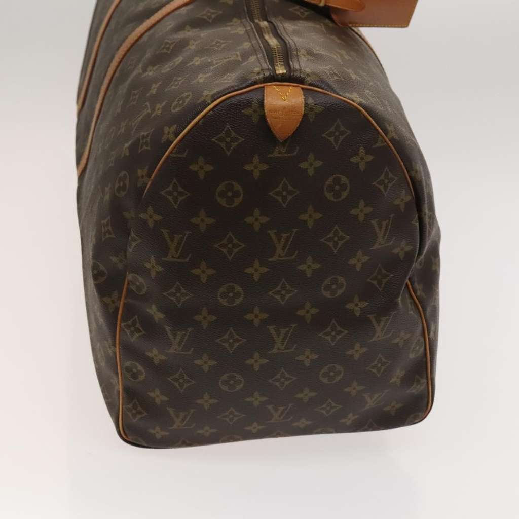 Louis Vuitton Keepall Bag Brown Canvas Good condition - Model View