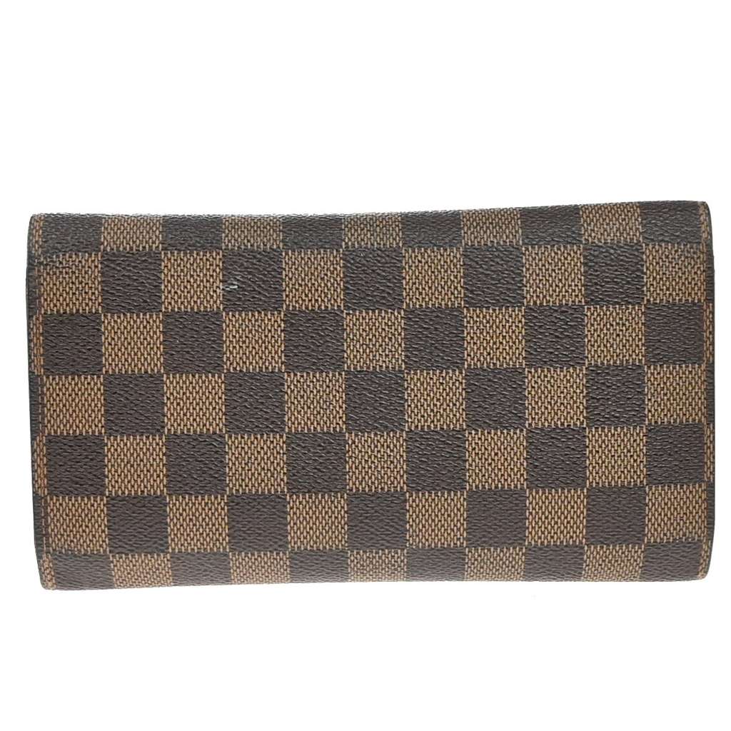 Louis Vuitton Porte Tresor International Wallet Brown Canvas Good condition - Back View