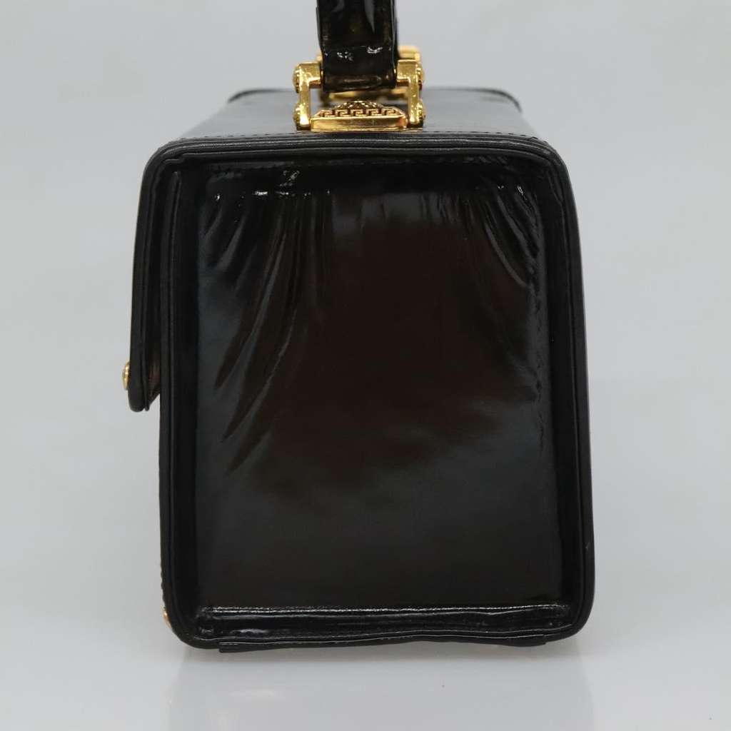 Versace Vintage Box Handle Bag Black Good condition - Model View
