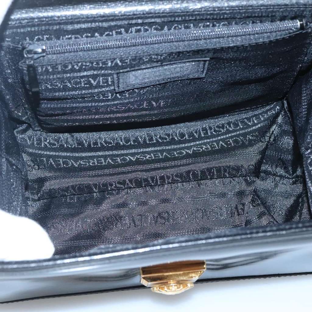 Versace Vintage Box Handle Bag Black Good condition - Box View